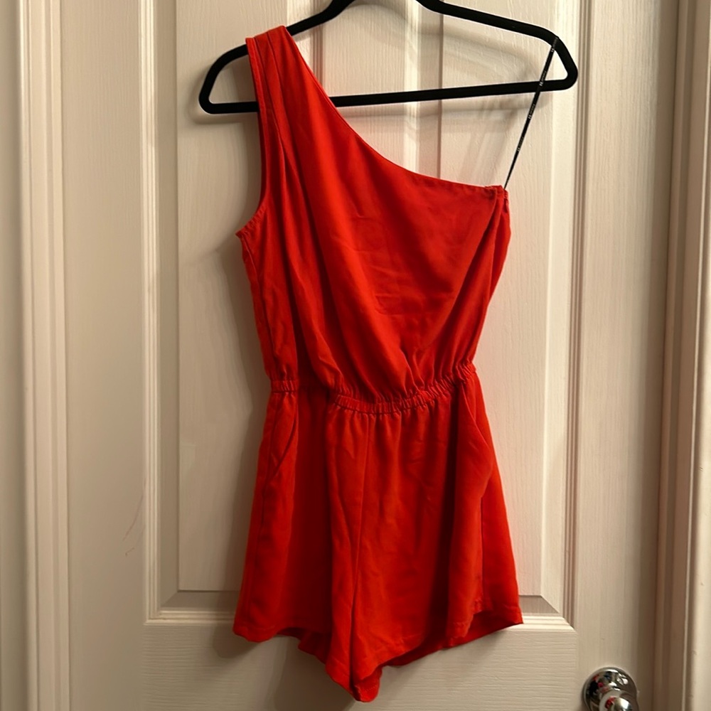 Forever 21 One Shoulder Romper #820